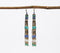 Glass Beaded Shoulder-Duster Earrings