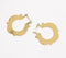 Gold-Toned Recycled Brass Earrings