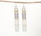 Gold-Toned Iron & Glass Beaded Shoulder Duster Earrings
