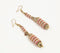 Gold-Toned Iron & Glass Beads Shoulder Duster Earrings