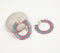 Gold-Toned Iron & Glass Beads Loop Dangle Earrings