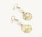 Gold-Toned Iron & Pearl Dangle Earrings