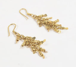 Gold-Toned Statement Dangler Earrings