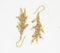 Gold-Toned Statement Dangler Earrings