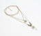 Gold-Toned Iron Charms & Pencil-Pendant Layered Necklace