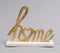 Gold-Toned Iron & White Marble 'Home' Tabletop Decorative