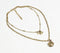 Gold-Toned Iron Layered Necklace