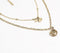 Gold-Toned Iron Layered Necklace