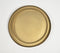 Gold-Toned Iron Round Platters (Set of 2)