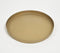 Gold-Toned Iron Round Platters (Set of 2)