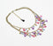 Gold-Toned Iron Layered Tasseled Necklace with Extension Chain
