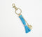 Gold-Toned Iron Tasseled Keyring