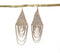 Gold-Toned Iron Clustered Shoulder Duster Earrings