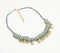 Gold-Toned Iron Shells Bib Necklace with Extension Chain