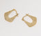 Gold-Toned Recycled Brass Plug Earrings