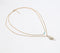 Gold-Toned Recycled Brass Layered Pendant Necklace