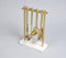 Gold-Toned Stainless Steel Bar Tools with Stand (Set of 4)