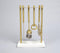 Gold-Toned Stainless Steel Bar Tools with Stand (Set of 4)