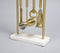 Gold-Toned Stainless Steel Bar Tools with Stand (Set of 4)