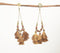 Gold-Toned Iron Tasseled Shoulder-Duster Earrings