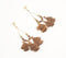 Gold-Toned Iron Tasseled Shoulder-Duster Earrings