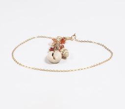 Gold-Toned Recycled Brass Boho Anklet