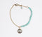Gold-Toned Recycled Brass & Gemstone Charm Bracelet
