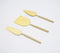Golden-Toned Stainless Steel Cheese Server Set
