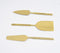 Golden-Toned Stainless Steel Cheese Server Set