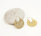 Gold-Toned Wheel-Filigree Hoop Earrings