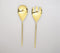 Gold-Toned Stainless Steel Classic Salad Servers (Set of 2)