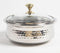 Hammered Steel Rice Bowl with Glass lid (Large)