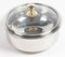 Hammered Steel Rice Bowl with Glass lid (Large)
