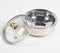 Hammered Steel Rice Bowl with Glass lid (Large)