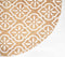 Hand Block Printed Novelty Spiral Jute Rug