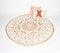 Hand Block Printed Monochrome Spiral Jute Rug