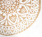 Hand Block Printed Monochrome Spiral Jute Rug