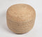 Hand Braided Jute Pouf