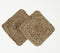 Hand Braided Jute Square Trivets (set of 2)