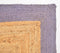 Hand Braided Jute Purple Border Rug