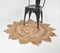 Hand Braided Floral Jute Rug