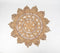 Hand Braided Floral Jute Rug