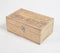 Hand Carved Classic Wooden Keepsake Box Q