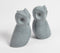Hand carved Palewa Stone Owl Boodends (pair)