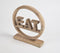 Hand Carved Eat Wooden Table Decorative