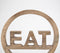 Hand Carved Eat Wooden Table Decorative