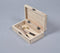 Hand Carved Wooden Distress Painted Jewelry Box