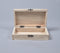 Hand Carved Wooden Distress Painted Jewelry Box