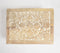 Hand Carved White-Distressed Wooden Floral Stool