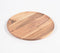 Hand Cut Acacia wood plates (set of 3)